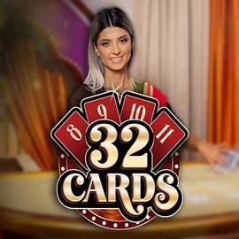 32 Cards slot visual from Ezugi available on lizzaro.pl