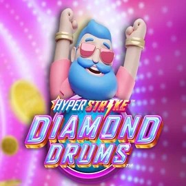 Hyper Strike Diamond Drums online game logo by Gameburger Studios on lizzaro.pl