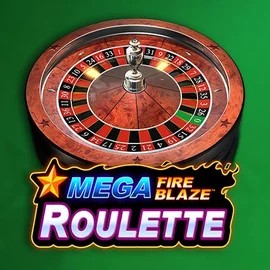 Mega Fire Blaze Roulette slot visual from Playtech available on lizzaro.pl