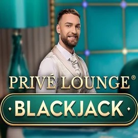 Privé Lounge Blackjack online game logo by Pragmatic Play on lizzaro.pl