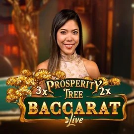 Prosperity Tree Baccarat online game logo by Evolution on lizzaro.pl