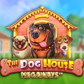 The Dog House Megaways logo – Slots by Pragmatic Play at Lizaro Casino